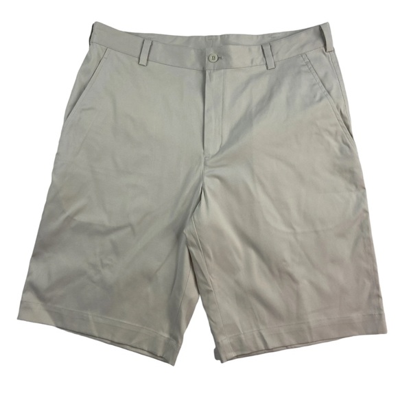 Nike Golf Shorts Dri Fit Tour Performance Beige Flat Athletic Mens Size 36 - Picture 1 of 8